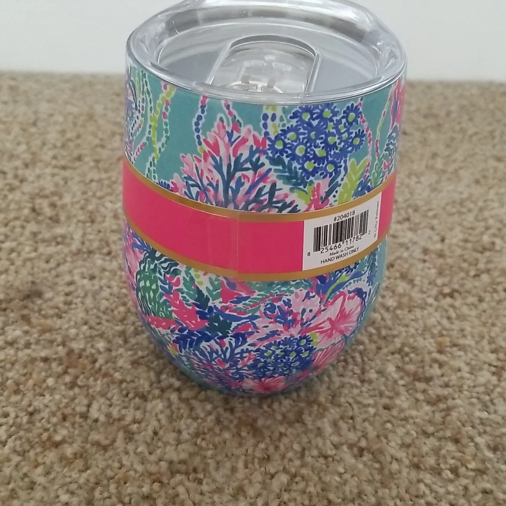 Lilly Pulitzer "Beach You to It" 12 oz Tumbler New in Box - Picture 2 of 6